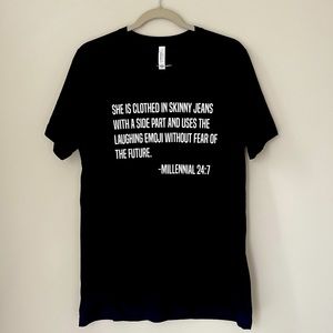 Millennial 24/7 Screen Print Tee